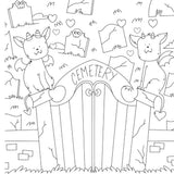 Dover Publications Creepy Cozy Gargoyles: A Colouring Book