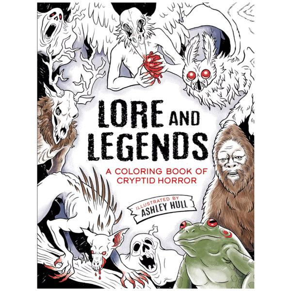 Dover Publications A Colouring Book of Cryptid Horror