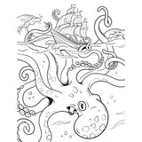 Dover Publications A Colouring Book of Cryptid Horror