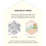 Dover Publications Super Sweet Sticker Scenes: Cozy Cottages