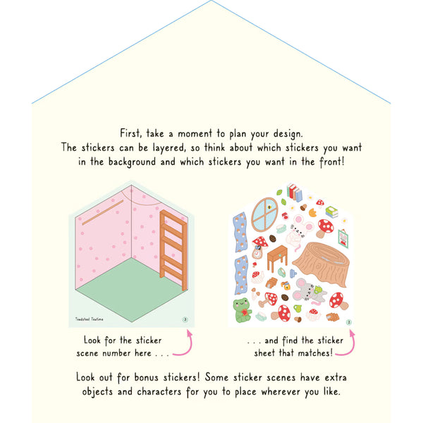Dover Publications Super Sweet Sticker Scenes: Cozy Cottages