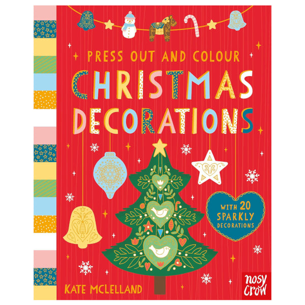 Nosy Crow - Press Out & Colour: Christmas Decorations