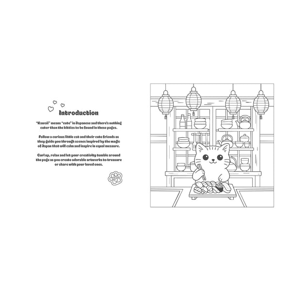 Ilex Press - Ja-purr-nese Cats Colouring Book