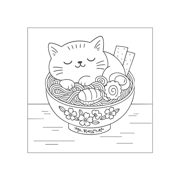 Ilex Press - Ja-purr-nese Cats Colouring Book
