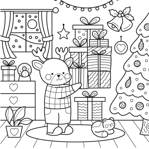 Crazy Colo: Cozy Winter Colouring Book