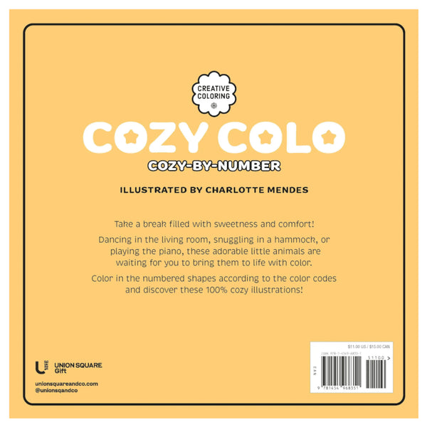 Cozy Colo: Cozy-by-Number Colouring Book