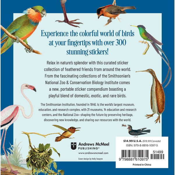 Birds: A Smithsonian Sticker Book By The Smithsonian Institution