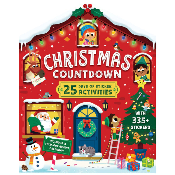 Christmas Countdown Sticker Book & Advent Calendar: 25 Days of Sticker Activities