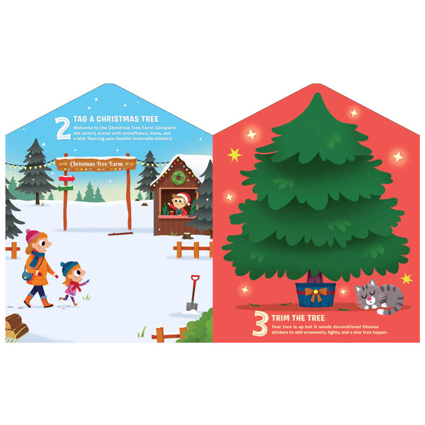 Christmas Countdown Sticker Book & Advent Calendar: 25 Days of Sticker Activities