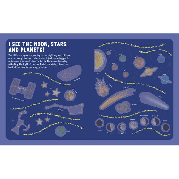 Storey Publishing - Backpack Explorer Stickers: Night Adventure