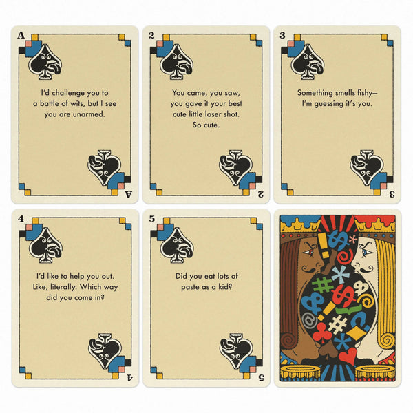 Knock Knock Playing Cards - 52 Insults & Comebacks