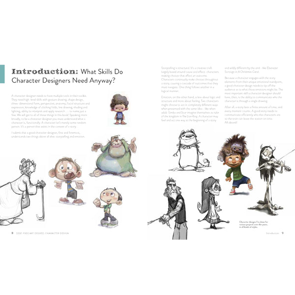 Rockport DEBT-FREE ART DEGREE: CHARACTER DESIGN Book
