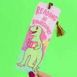 Turtle's Soup Bookmark - Reading Is Rawrsome! Dinosaur