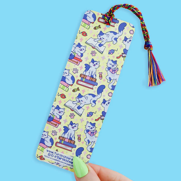 Turtle's Soup Bookmark - Not Meow I'm Reading Kitty