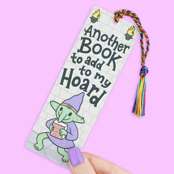 Turtle's Soup Bookmark - Book Hoarder Fantasy Goblin