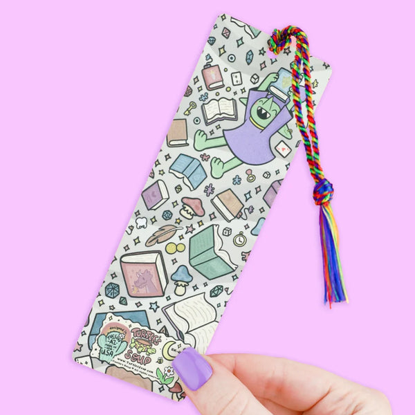 Turtle's Soup Bookmark - Book Hoarder Fantasy Goblin