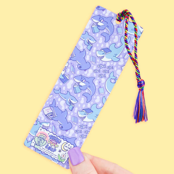 Turtle's Soup Bookmark - Reading Is Jawsome Shark