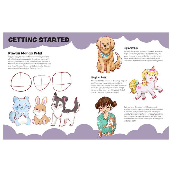 Walter Foster How to Draw Kawaii Manga Pets
