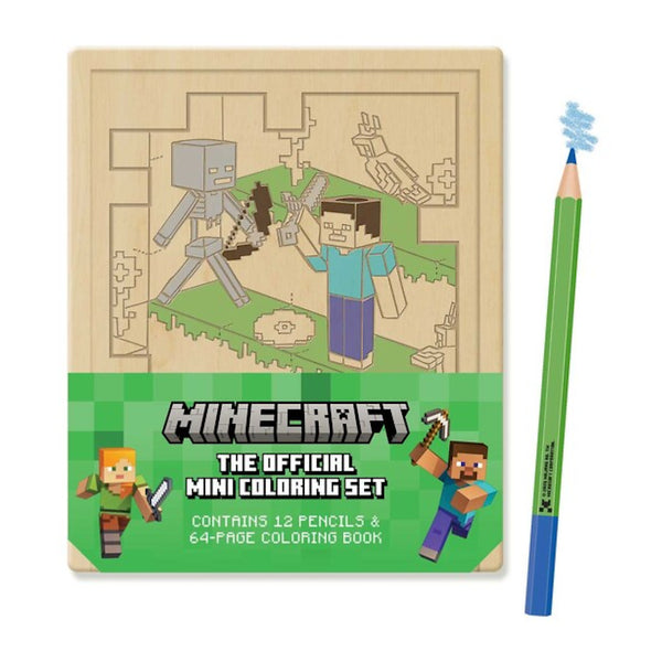 Insight Editions Minecraft: The Official Mini Coloring Set