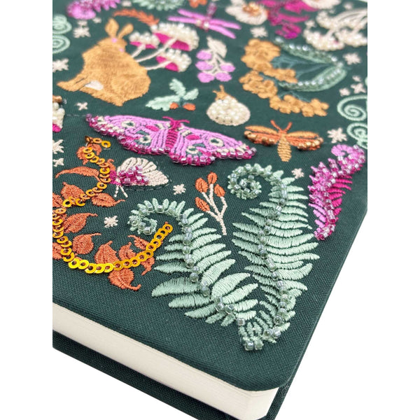 Insight Editions Forest Floor Deluxe Embroidered Journal