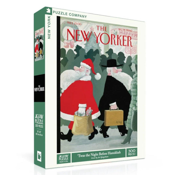 New York Puzzle 300pc - The New Yorker, 'Twas the Night Before Hanukkah