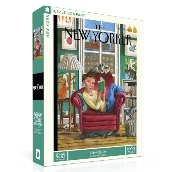 New York Puzzle 1000pc - The New Yorker, Enjoying Life