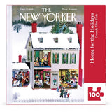 New York Puzzle Mini 100pc - The New Yorker, Home for the Holidays
