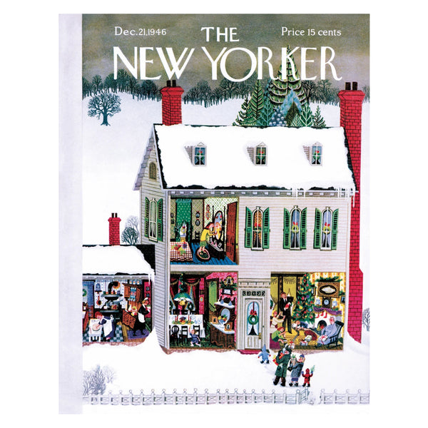 New York Puzzle Mini 100pc - The New Yorker, Home for the Holidays