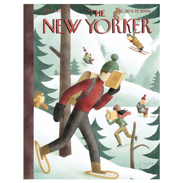 New York Puzzle Mini 100pc - The New Yorker, Winter Page-Turners