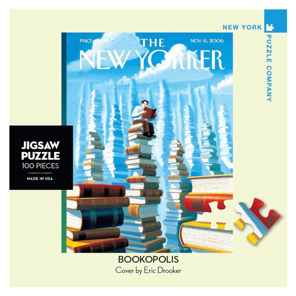New York Puzzle Mini 100pc - The New Yorker, Bookopolis