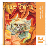 New York Puzzle Mini 100pc - The New Yorker, Autumn View