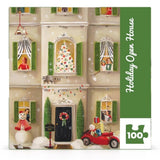 New York Puzzle Mini 100pc - Holiday Open House