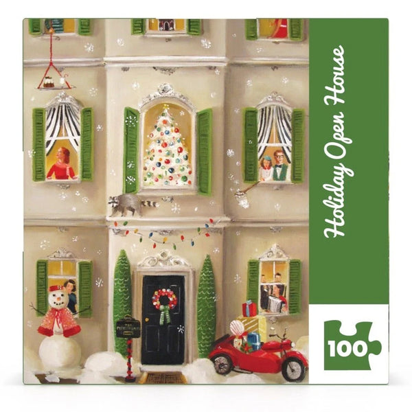 New York Puzzle Mini 100pc - Holiday Open House