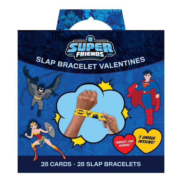 Insight Editions DC Super Friends Slap Bracelet Valentines