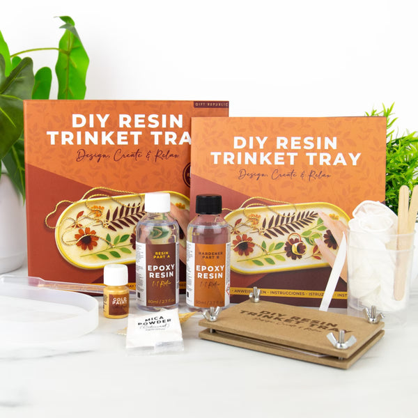 Gift Republic DIY Resin Trinket Tray Kit