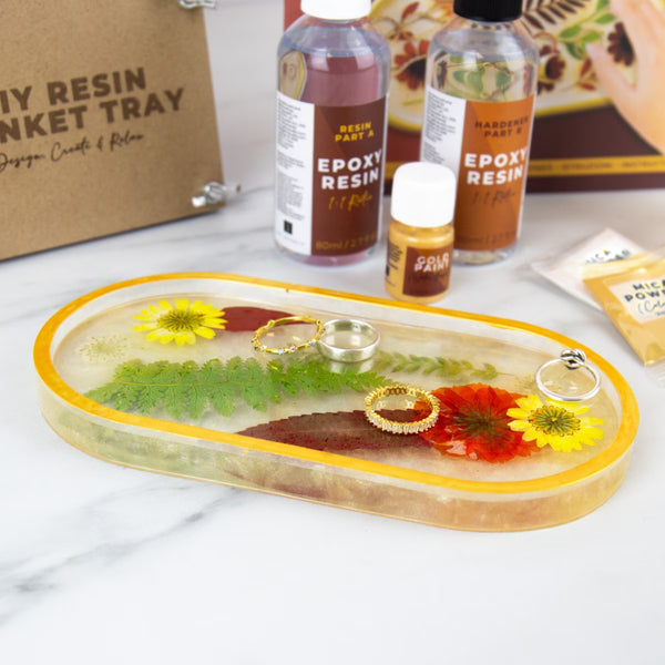 Gift Republic DIY Resin Trinket Tray Kit