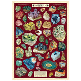 Cavallini Vintage Art Poster - Field Guide to Minerals