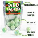 Gift Republic Bath Bombs 10pk - Dino Poop