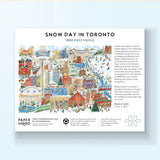 Paperhood 1000pc Puzzle - Snow Day in Toronto