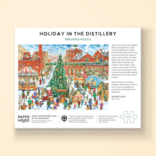 Paperhood 500pc Puzzle - Holiday in the Toronto Distillery