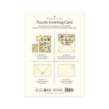 Cavallini 60pc Puzzle Greeting Card - Wildflowers
