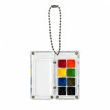 Nobel Portable Mini High Pigment Watercolour Paints Keychain (8 colors) - Classic