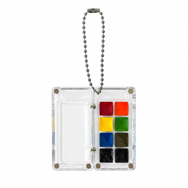 Nobel Portable Mini High Pigment Watercolour Paints Keychain (8 colors) - Classic