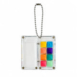 Nobel Portable Mini High Pigment Watercolour Paints Keychain (8 colors) - Pastel