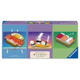 Ravensburger 100pc 3pk Puzzles - Kawaii Breakfast, Lunch & Dinner