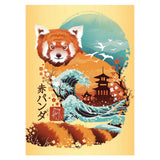 Ravensburger 100pc 3pk Puzzles - Ukiyo-E Cat Warrior, Red Panda & Dragon