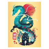 Ravensburger 100pc 3pk Puzzles - Ukiyo-E Cat Warrior, Red Panda & Dragon