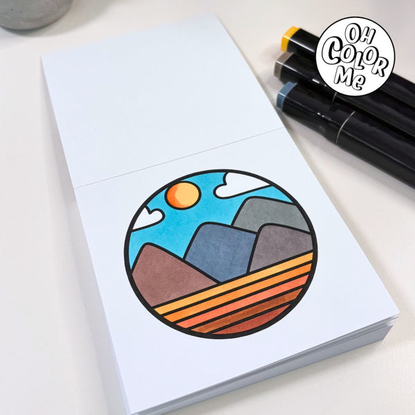 Oh Colour Me Colouring Book - Calming Scenes