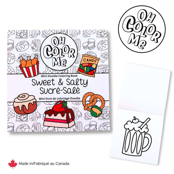Oh Colour Me Colouring Book - Sweet and Salty