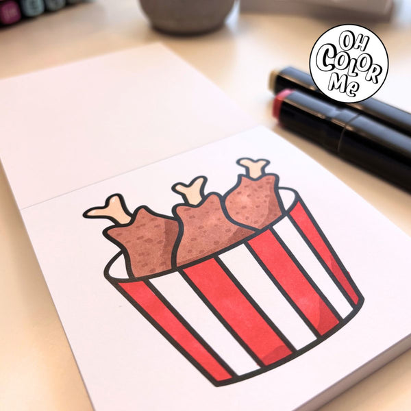 Oh Colour Me Colouring Book - Sweet and Salty